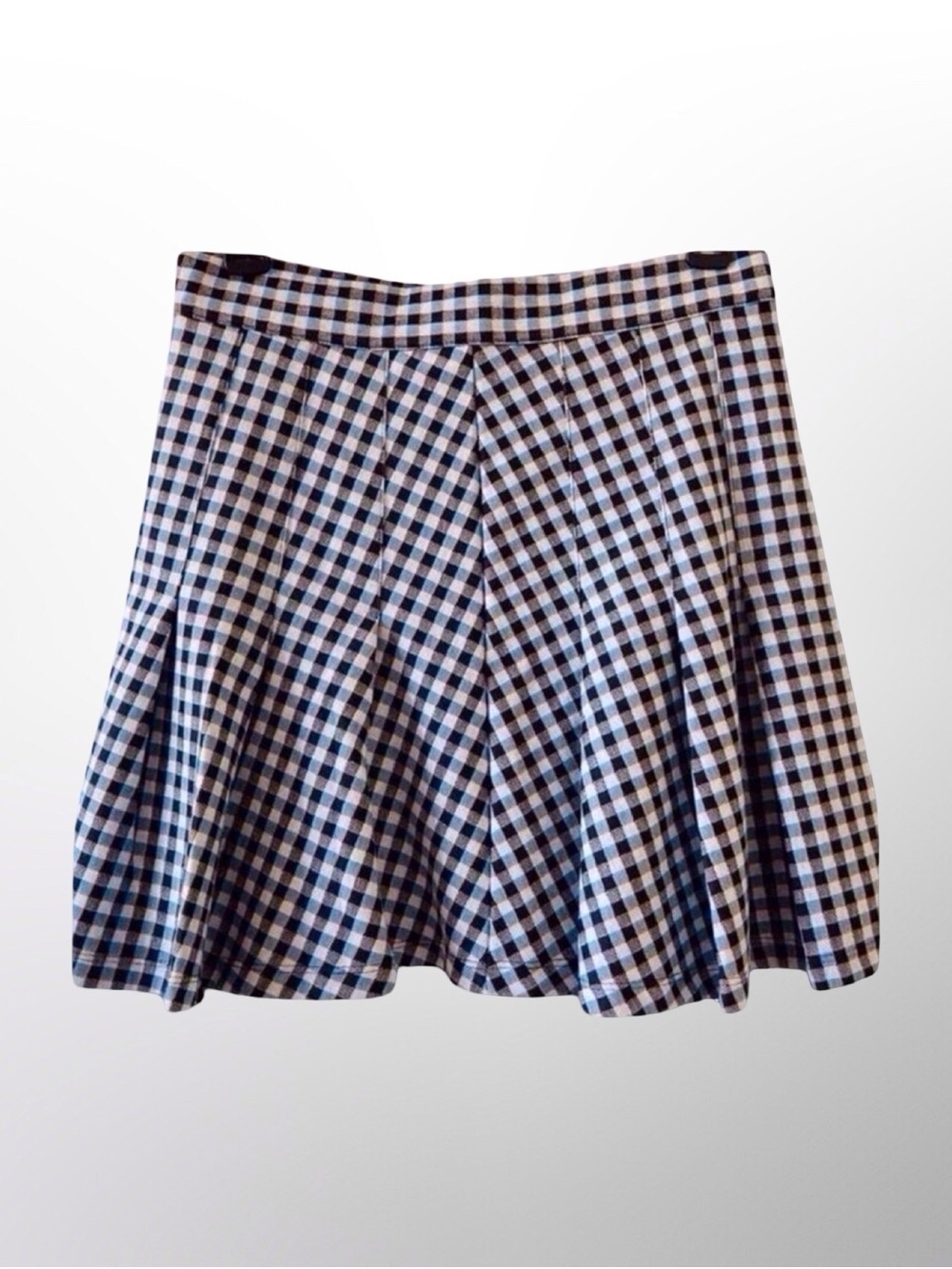 NWT FREE PEOPLE Plaid Pleated Mini Skirt | Size 6 | Coquette